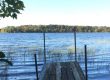Rickety Dock on a Lake in Fall